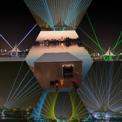 Source lumineuse LED 15W-40W Éclairage culturel et touristique Température de couleur 3000K-6000K pour l'éclairage extérieur