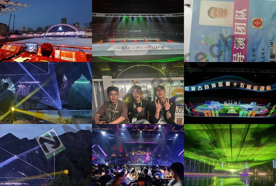 1000mW Laser Show avec le module de scanner XY à grande vitesse et le système de refroidissement