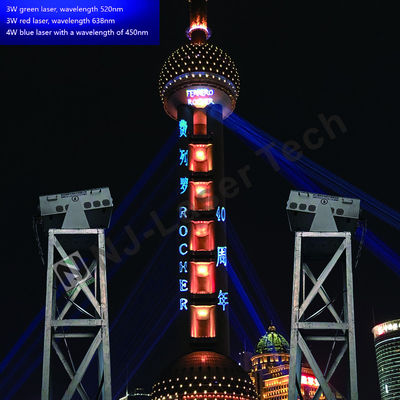 1000mW Laser Show avec le module de scanner XY à grande vitesse et le système de refroidissement