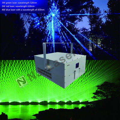 Laser à haute puissance RGB Laser 500mw pour les événements sportifs et des effets visuels incroyables