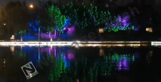 10°C-35°C Magnifique émission de lumière laser parfait fonctionnement stable pour les grands événements