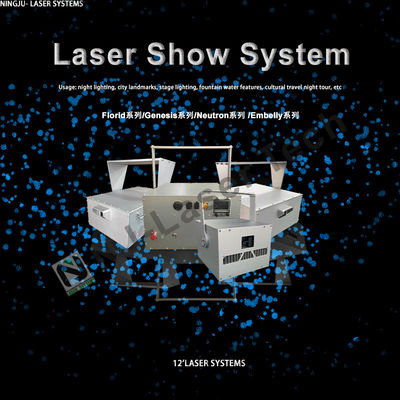 10°C-35°C Magnifique émission de lumière laser parfait fonctionnement stable pour les grands événements