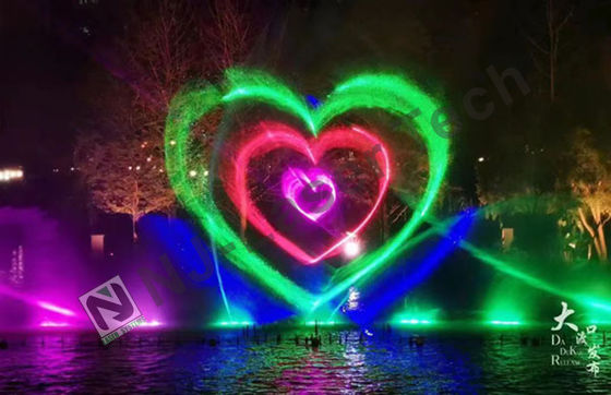 10°C-35°C Magnifique émission de lumière laser parfait fonctionnement stable pour les grands événements