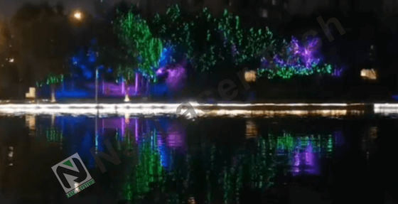 L'éclairage de la fontaine arc-en-ciel réglable multicolore pour des performances de 110 à 240 V
