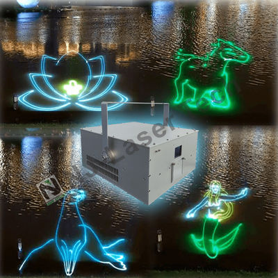 Événement de transformation avec l'eau danseuse, projection laser éblouissante, débit d'eau réglable