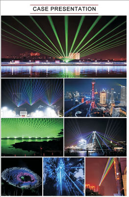 L'éclairage de la fontaine laser à LED à commande à distance pour l'affichage décoratif