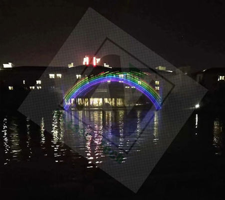 Affichage RGB Fréquence d'impulsion laser 1-50 kHz Refroidissement par air Pour l'éclairage des stations balnéaires