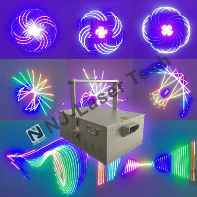Affichage au laser de tension AC100-240V avec angle de faisceau de 60° et fonctionnalités personnalisées