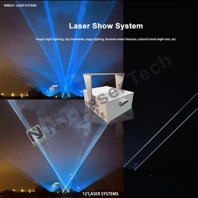 Système d'éclairage laser personnalisable avec Strobe 1-25Hz et certification RoHS