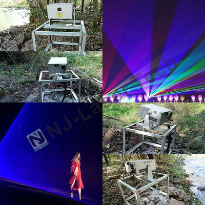 Éclairage d'ingénierie au laser avec le mode de commande DMX512 Strobe 1-25Hz et les options de montage de supports suspendus pour l'industrie