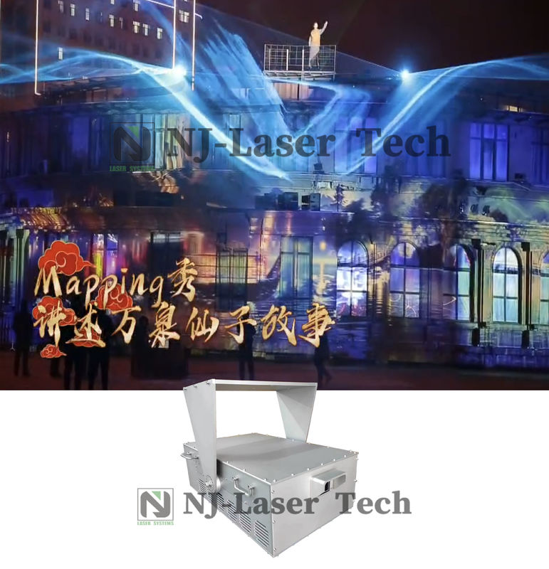 Projecteur laser RGB de 120W à longue durée d'utilisation pour les boîtes de nuit et les bars