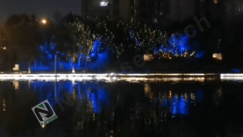 L'éclairage de la fontaine laser à LED à commande à distance pour l'affichage décoratif